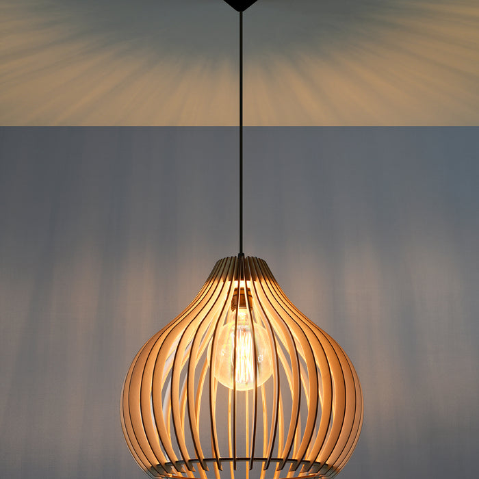 Sollux Hanglamp Aprilla Ø 43 cm hout