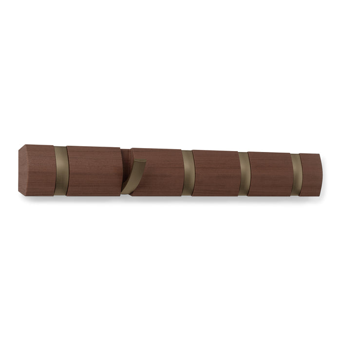 Umbra Kapstok Flip Hook 5 - Walnoot