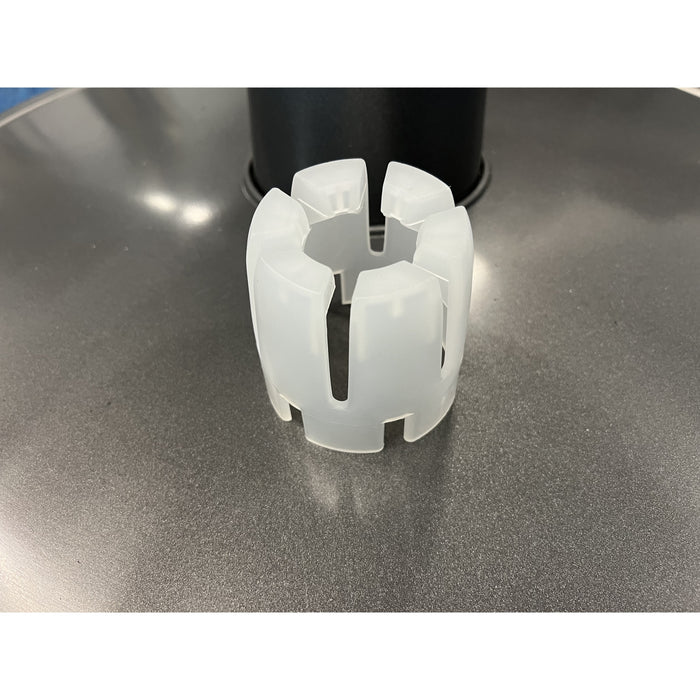 Helcosol vulbare parasolvoet rond antraciet - 70 kg.