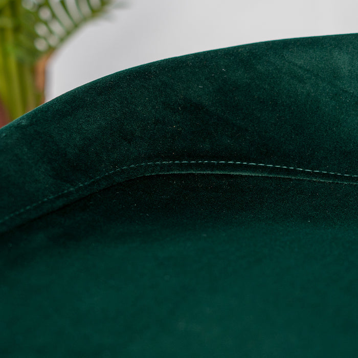 Bronx71 Velvet barkruk Oslo groen 66 cm
