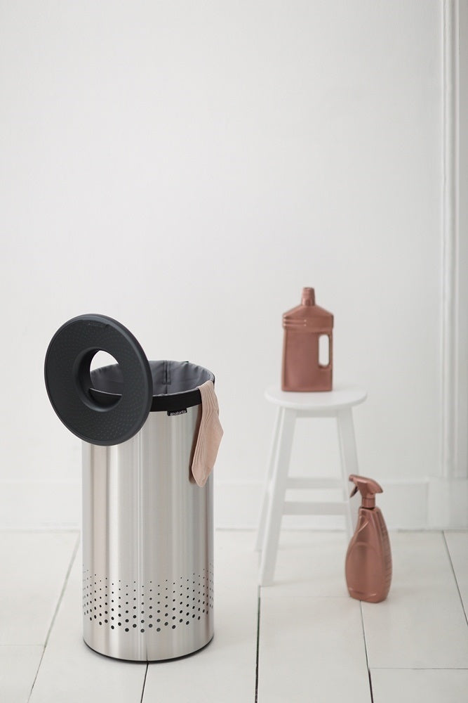Brabantia Wasbox 35 L - Matt Steel / Dark Grey