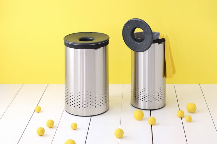 Brabantia Wasbox 35 L - Matt Steel / Dark Grey