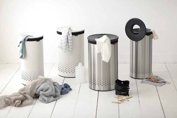 Brabantia Wasbox 35 L - Matt Steel / Dark Grey