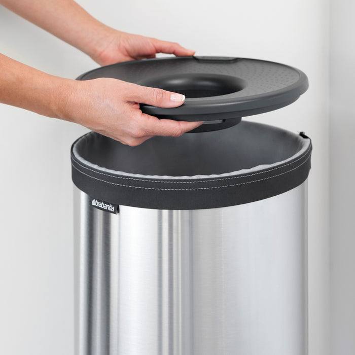 Brabantia Wasbox 35 L - Matt Steel / Dark Grey