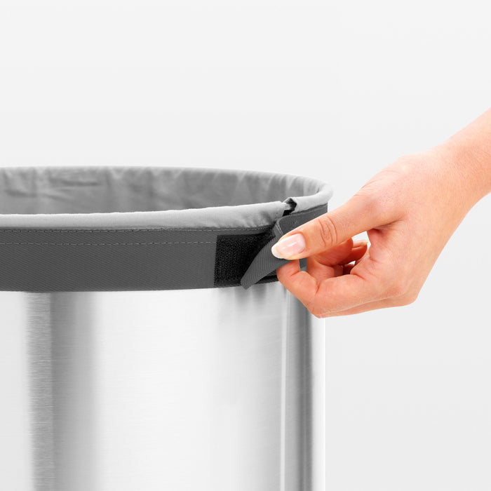 Brabantia Wasbox 35 L - Matt Steel / Dark Grey