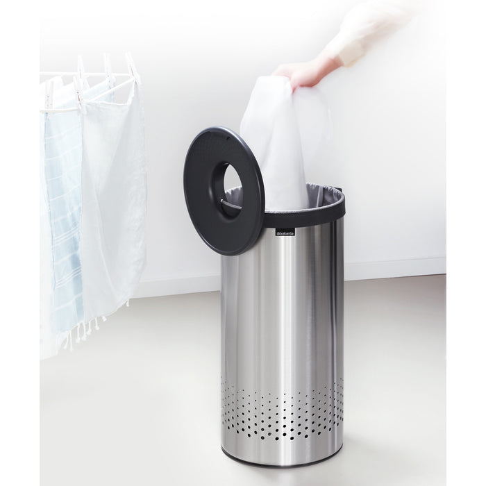 Brabantia Wasbox 35 L - Matt Steel / Dark Grey