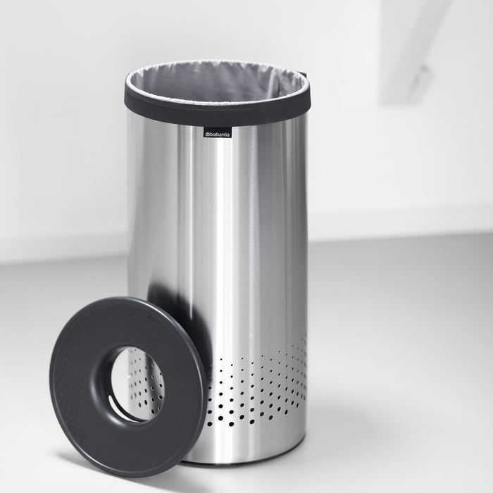 Brabantia Wasbox 35 L - Matt Steel / Dark Grey
