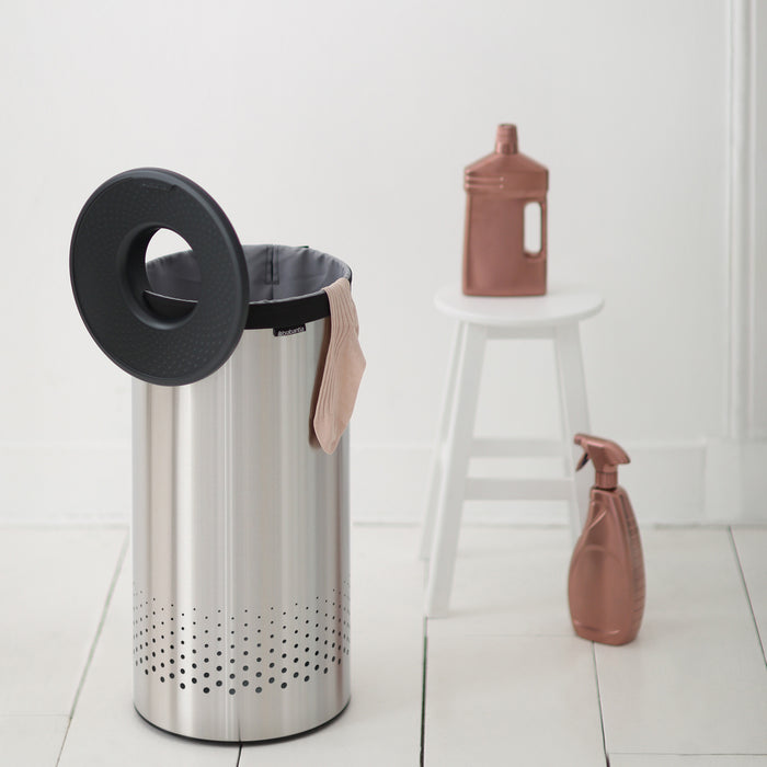 Brabantia Wasbox 35 L - Matt Steel / Dark Grey