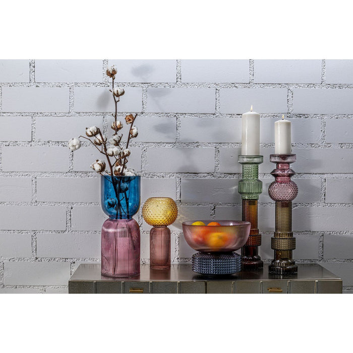 Kandelaar Marvelous Duo groen bruin 49cm Kare Design