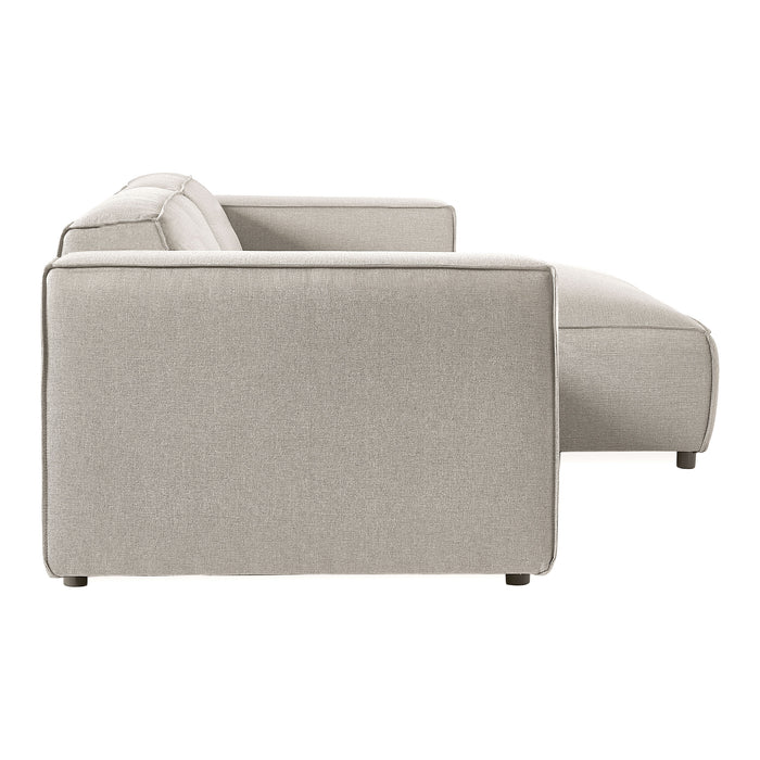 by fonQ Chunky Hoekbank met Chaise Longue Rechts - Beige