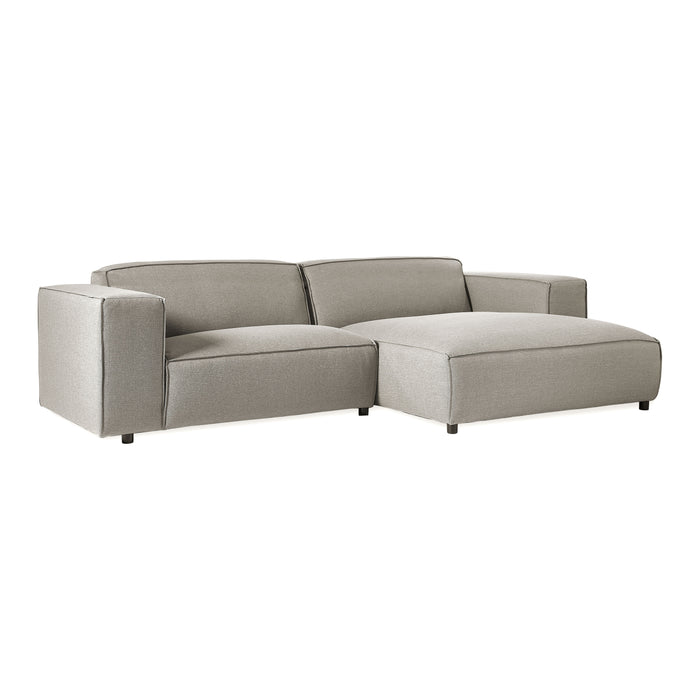 by fonQ Chunky Hoekbank met Chaise Longue Rechts - Beige