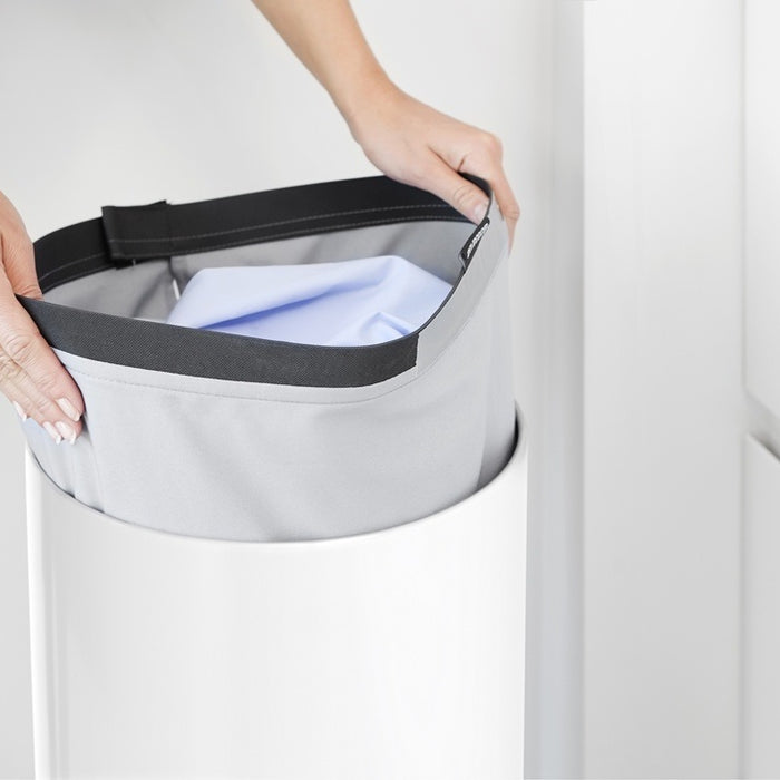 Brabantia Wasbox 35 L - Wit / Kurk