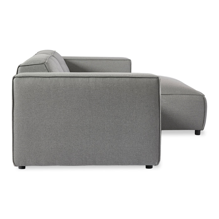 by fonQ Chunky Hoekbank met Chaise Longue Rechts - Grijs