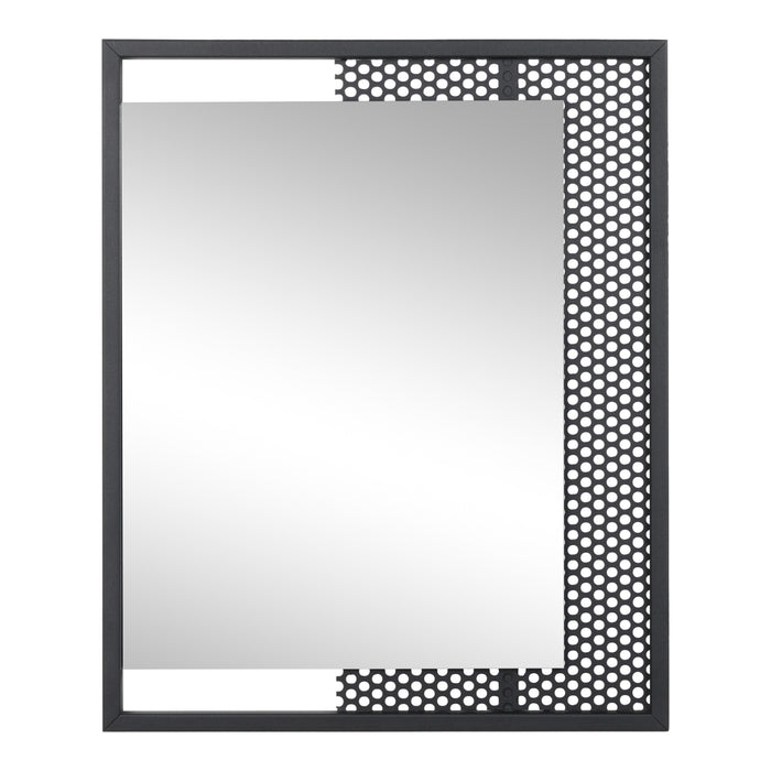 Spinder Design Mesh Wandspiegel - H 55 x B 45 cm - Zwart