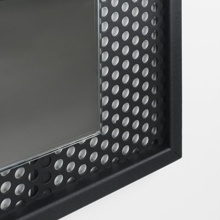 Spinder Design Mesh Wandspiegel - H 55 x B 45 cm - Zwart