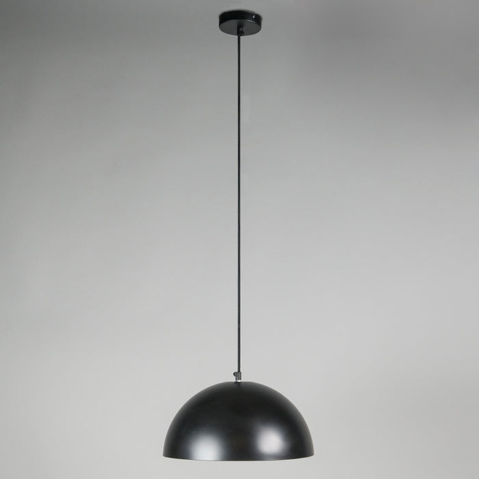 QAZQA Industriële hanglamp zwart met goud 35 cm - Magna Eco