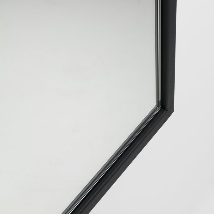 Spinder Design School Wandspiegel -  H 70 x B 30 cm - Zwart