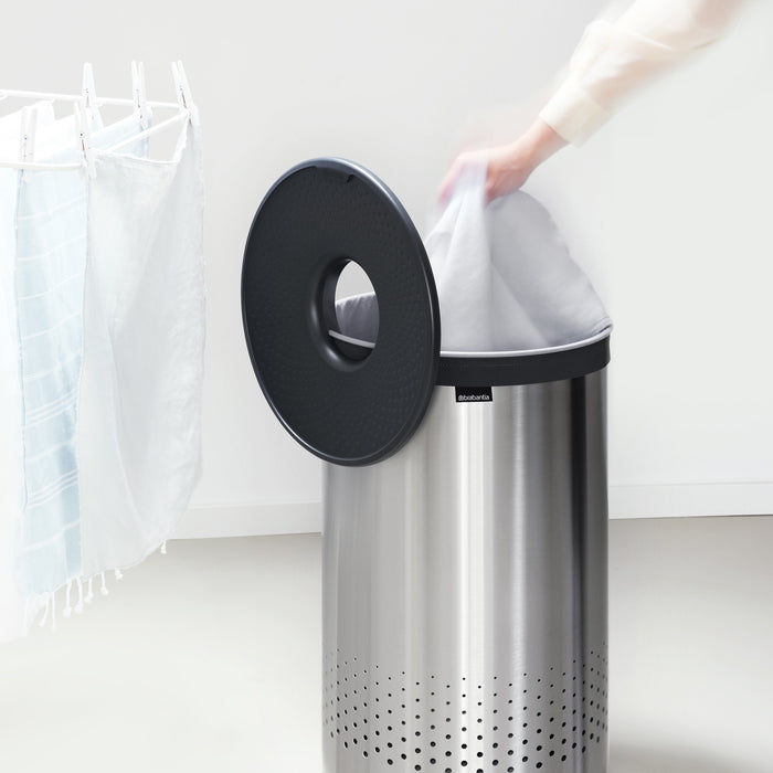 Brabantia Wasbox 60 L - Matt Steel / Dark Grey