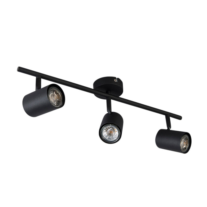 QAZQA Smart spots zwart kantelbaar incl. WiFi GU10 - Jeana 3