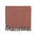 Woood Plaid Gerecycled Polyester B 140 x D 190 cm - Brick Red