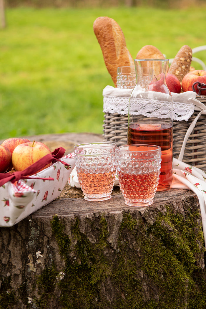 Clayre & Eef Karaf 1000 ml Glas Waterkan Waterkaraf