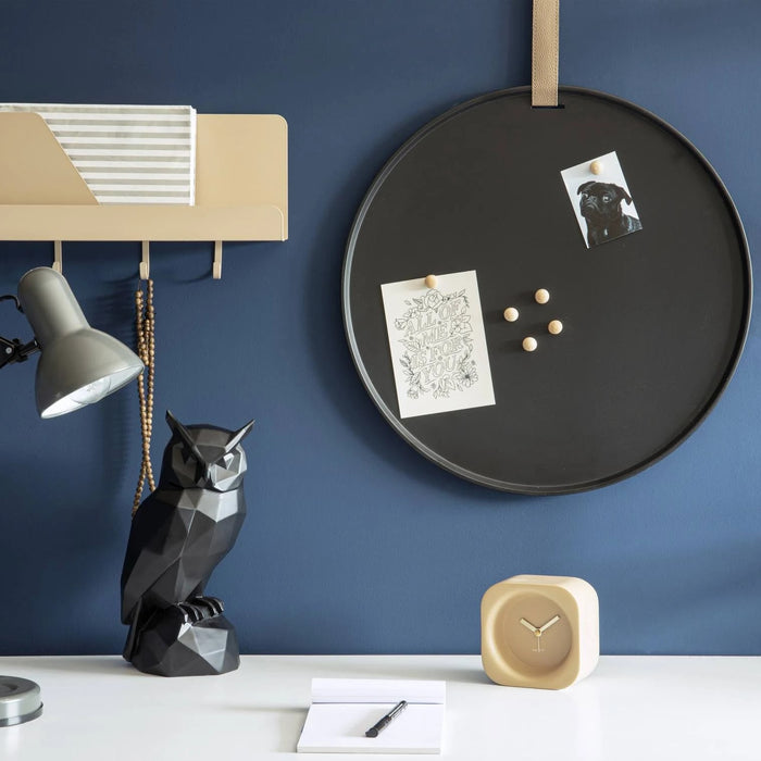 present time Perky Memo-/magneetbord Ø 50 cm - Zwart