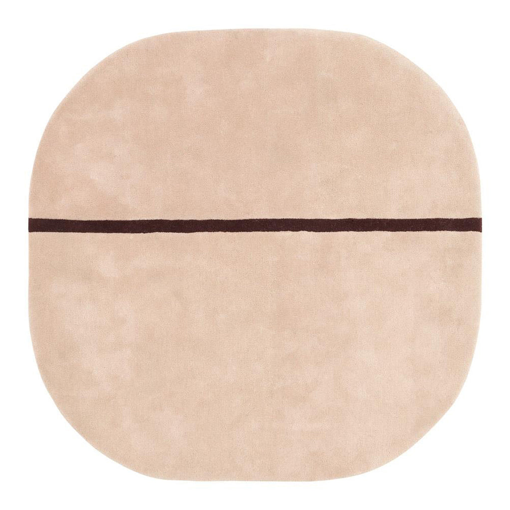 Normann Copenhagen Oona Vloerkleed 140 x 140 cm - Roze