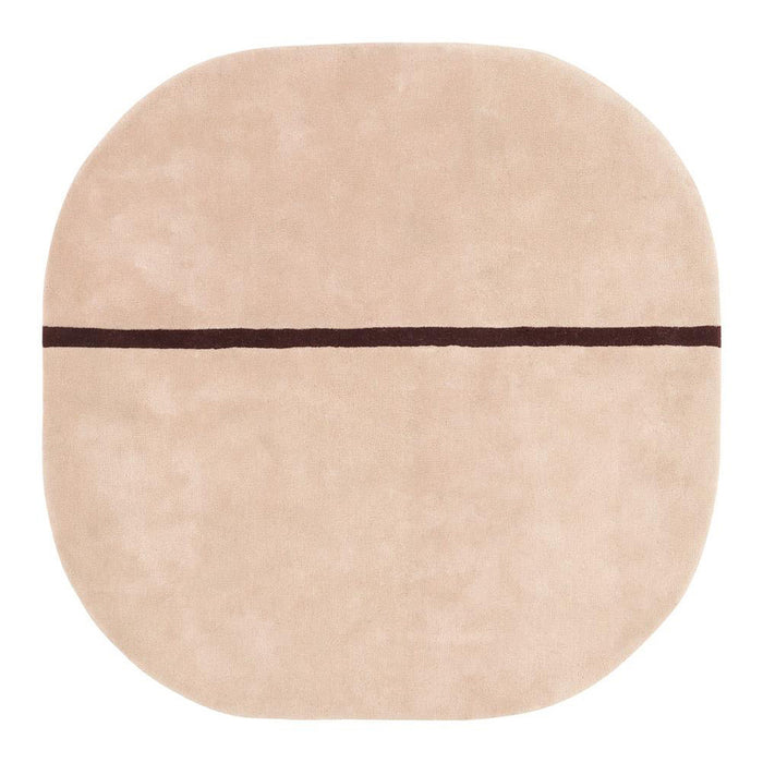 Normann Copenhagen Oona Vloerkleed 140 x 140 cm - Roze