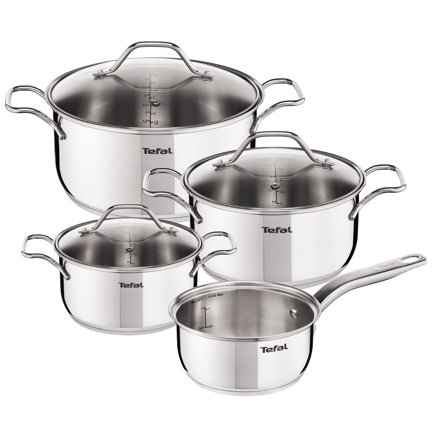 Tefal Intuition Pannenset 4-delig