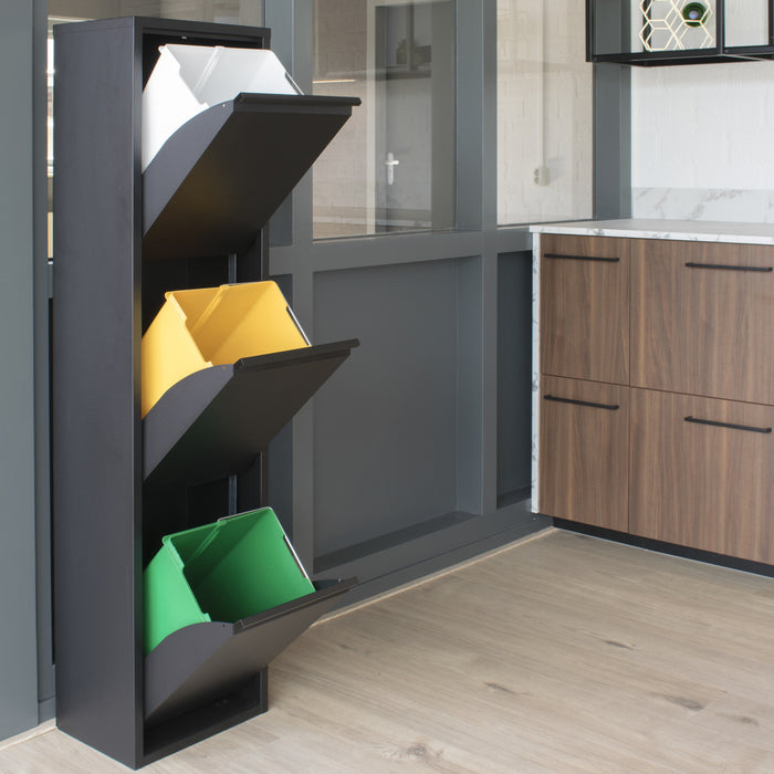 Spinder Design Gigi Afvalemmer 1,8L - Zwart