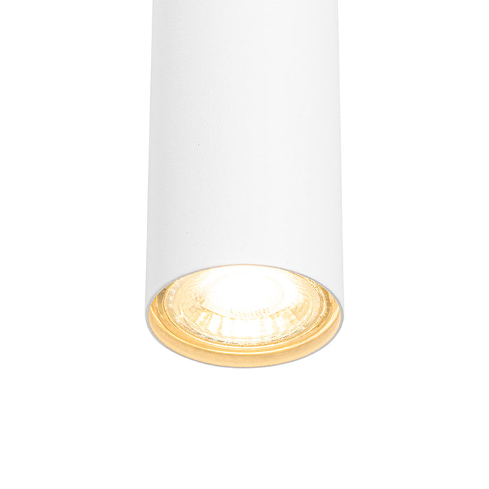 QAZQA Hanglamp jeana - Wit - Modern - L 800mm