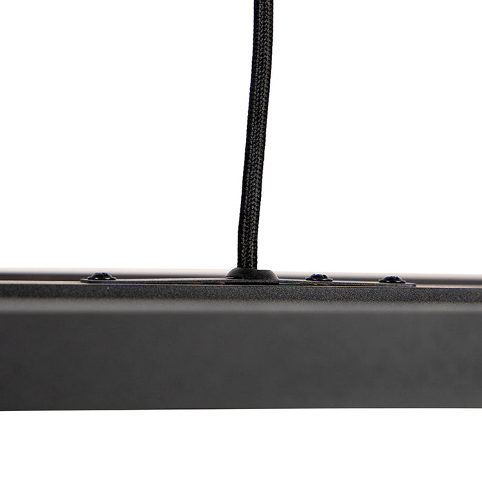 QAZQA Industriële hanglamp zwart 4-lichts - Big Cage