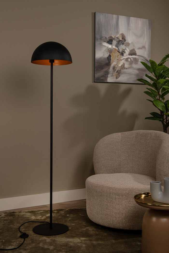Lucide SIEMON Vloerlamp - Zwart