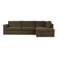 Woood Freddie Chaise Longue Rechts - Warm Groen