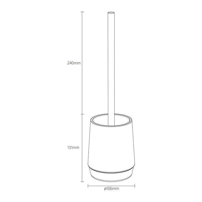 Sealskin Mood Toiletborstel met Houder Vrijstaand - Groen