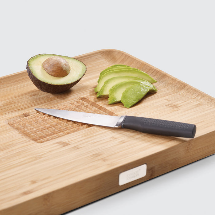 Joseph Joseph Cut & Carve Snijplank Bamboe