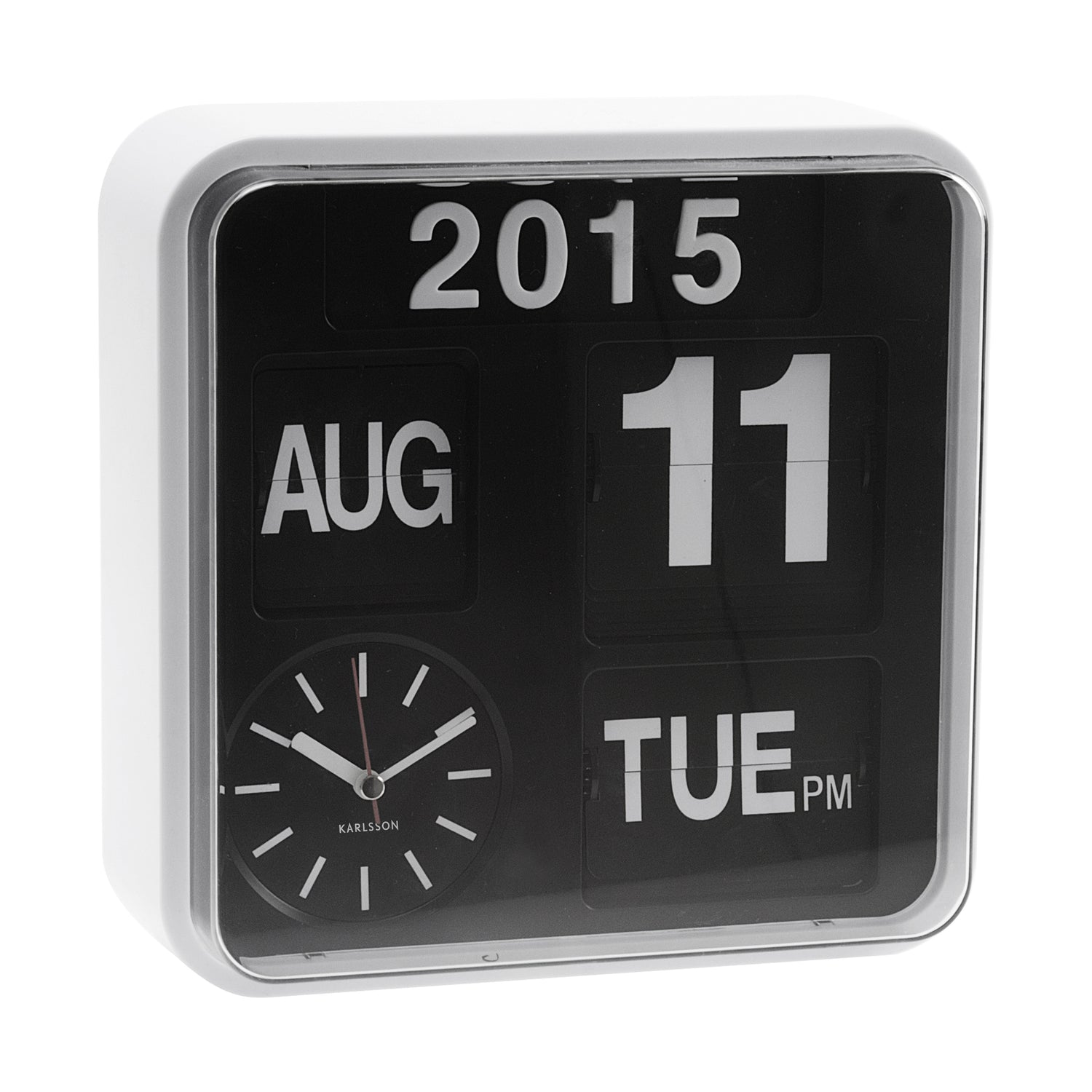 Karlsson Mini Flip Wandklok 24,5 x 24,5 cm