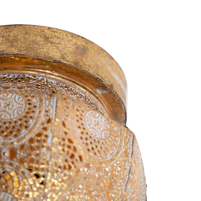 QAZQA Plafondlamp mowgli - Goud|messing - Oosters - D 190mm