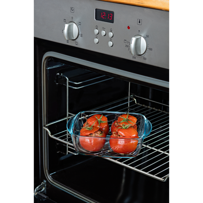 Pyrex - Schaal Vierkant met Deksel, 25 x 22 cm - Pyrex | Cook & Heat