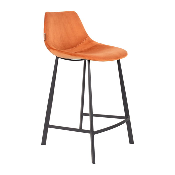 Dutchbone Franky Velvet Barkruk