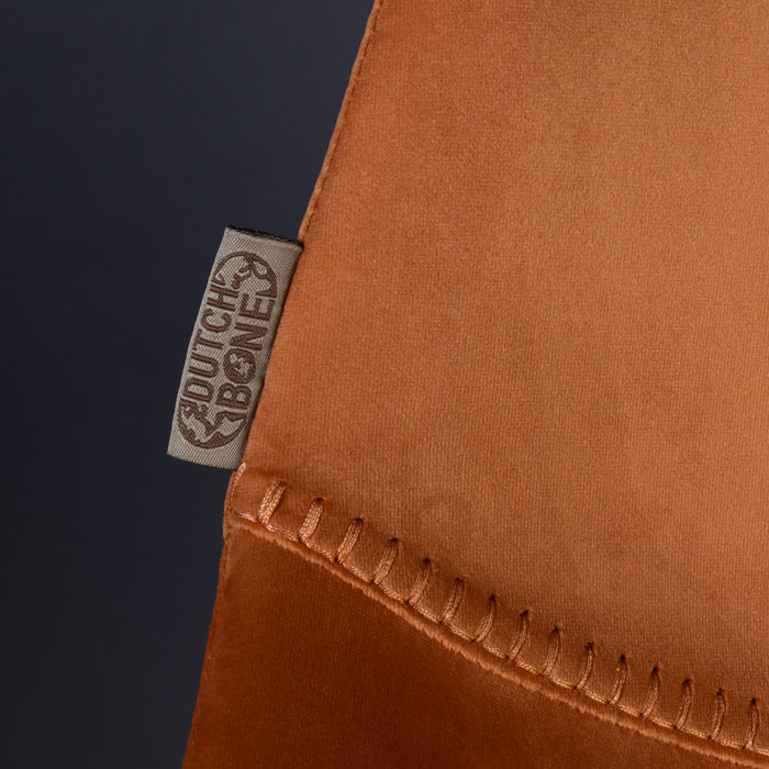 Dutchbone Franky Velvet Barkruk