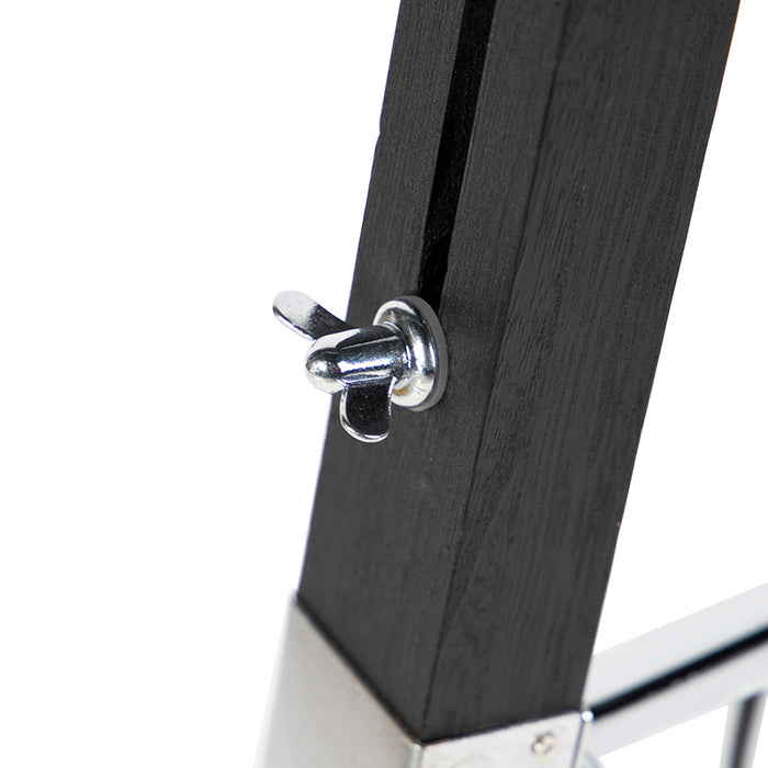 QAZQA Vloerlamp zwart zonder kap - Tripod