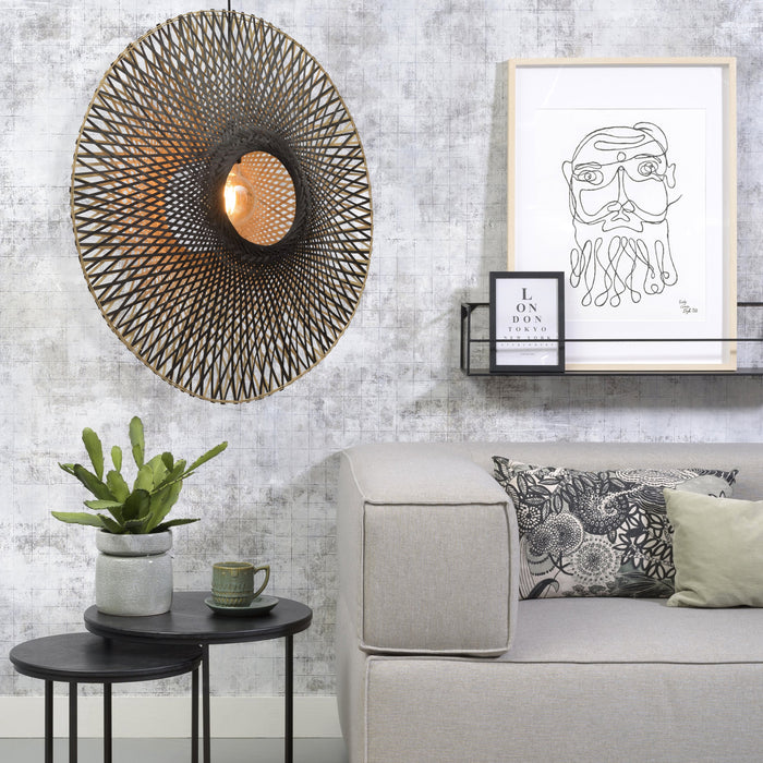 GOOD&MOJO Kalimantan Hanglamp Rond - Ø87cm - Naturel