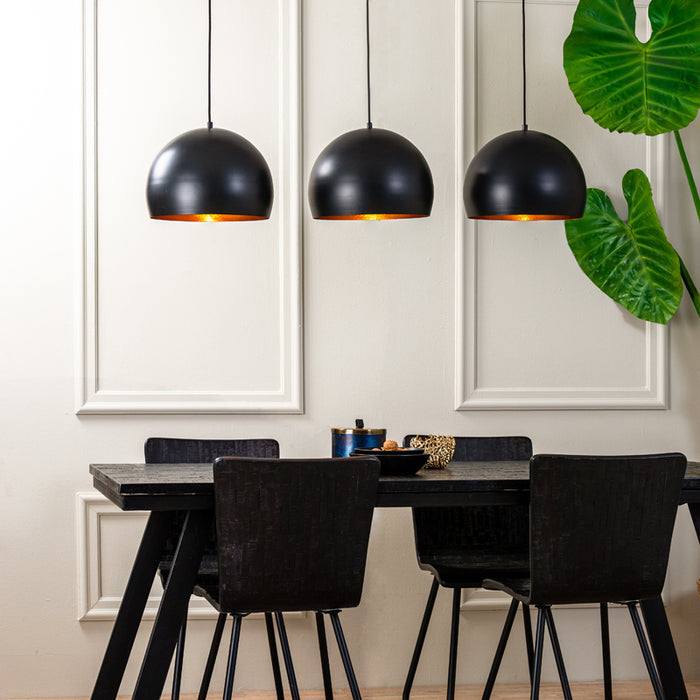 Light & Living - Hanglamp Jaicey - 120x33x25 - Zwart