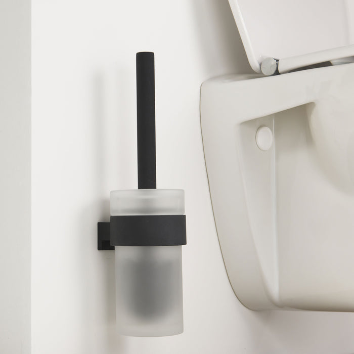 Tiger Bold Toiletborstel met Houder - Zwart