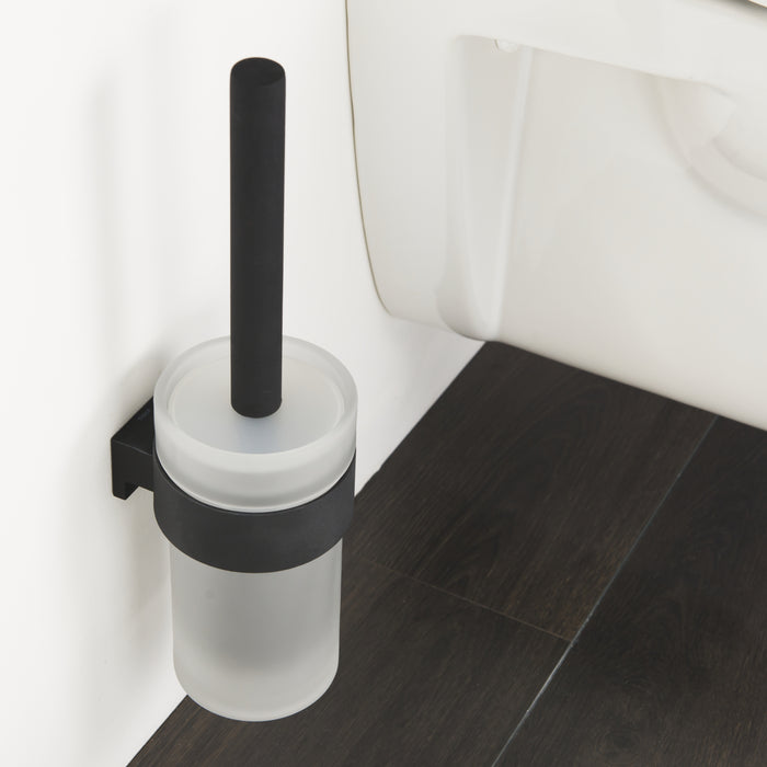 Tiger Bold Toiletborstel met Houder - Zwart