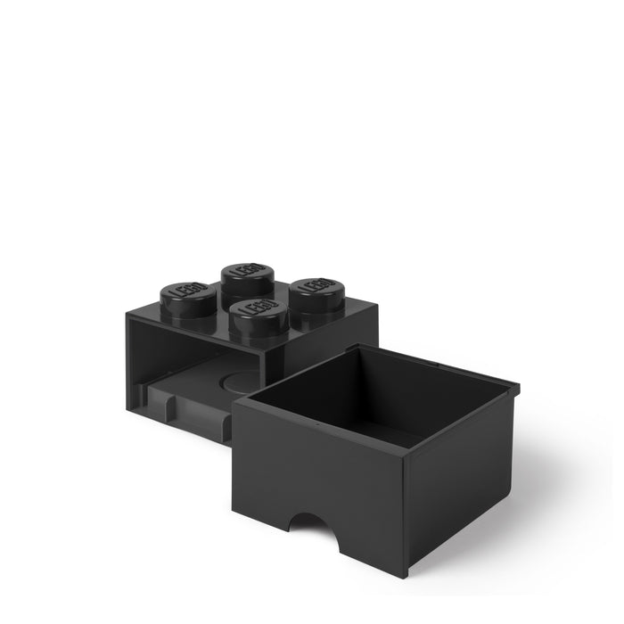 LEGO® Brick 4 Opbergbox Met Lade - Zwart
