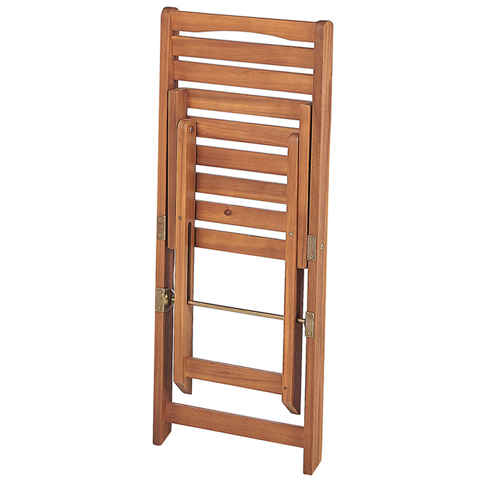 Beliani - LENOLA - Bistroset voor 2 - Lichte houtkleur - Acaciahout