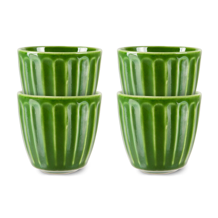 HKliving The Emeralds Mok 0,2 L- Set van 4