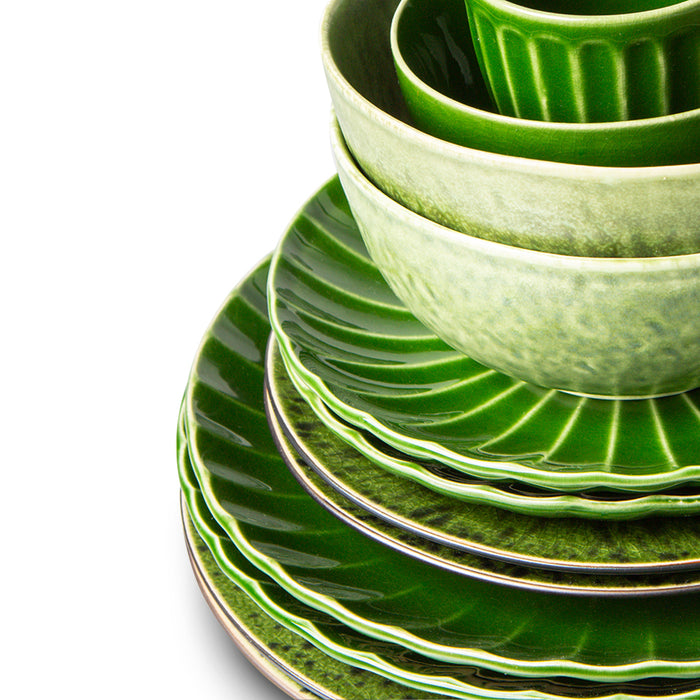 HKliving The Emeralds Mok 0,2 L- Set van 4
